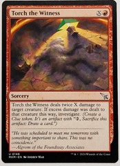 Torch the Witness (Green Lamp) - Foil