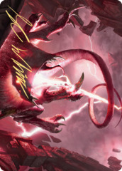 Thundering Rebuke Art Card - No Signature (68/81)
