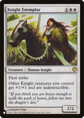 Knight Exemplar (DDG) - The List