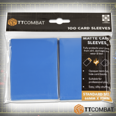 TTCombat 100 Standard Gaming Sleeves (Blue)