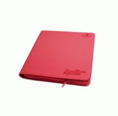 Ultimate Guard 12-Pocket QuadRow ZipFolio XenoSkin Red