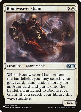 Boonweaver Giant (M15)