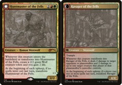 Huntmaster of the Fells // Ravager of the Fells - Foil - Sketch Showcase