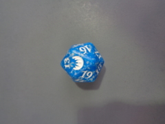 MTG Spin Down Life Counter D20 Dice Magic Origins - Blue