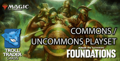 Magic: The Gathering Foundations - Complete Set of Commons/Uncommons x 4