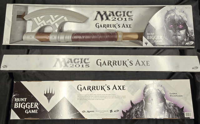 SDCC 2014 Garruk Nerf Axe (Magic 2015)