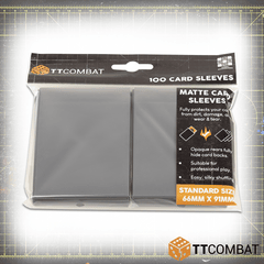 TTCombat 100 Standard Gaming Sleeves (Grey)