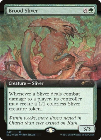 Brood Sliver - Foil - Extended Art