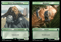 Alien Salamander // Mutant Double-Sided Token
