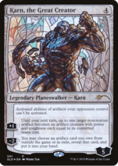 Karn, the Great Creator - Foil - Stained Glass