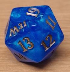 MTG Oversized Spin Down Life Counter D20 Dice Core Set 2021