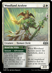 Woodland Acolyte // Mend the Wilds (WHITE)