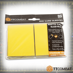 TTCombat 100 Standard Gaming Sleeves (Yellow)