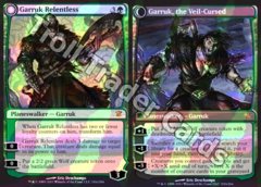 Garruk Relentless // Garruk, the Veil-Cursed - Foil