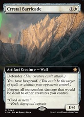 Crystal Barricade - Foil - Extended Art