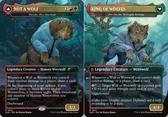 NOT A WOLF - Tovolar, Dire Overlord // KING OF WOLVES - Tovolar, the Midnight Scourge  - Foil