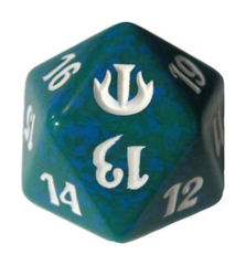 MTG Spin Down Life Counter D20 Dice Journey Into Nyx Green