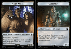 Alien Angel // Cyberman Double-Sided Token