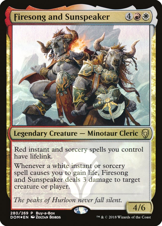 Firesong and Sunspeaker - Foil