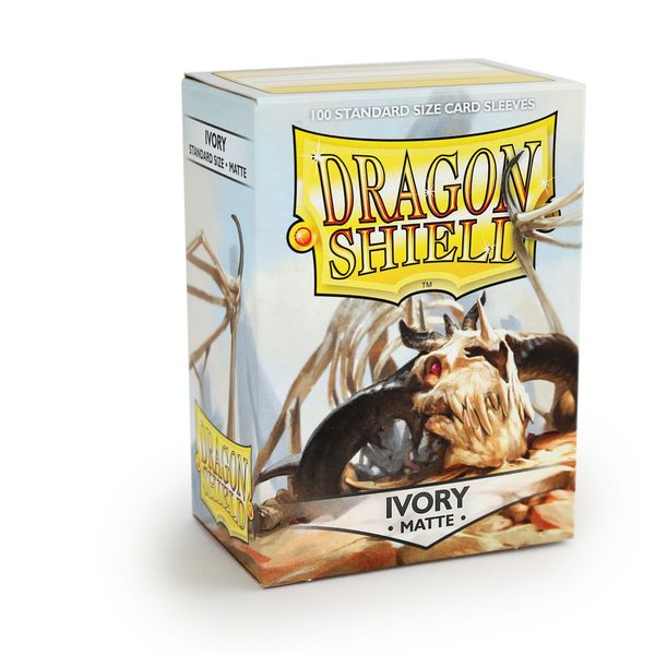 Dragon Shield - Sleeves 100ct (Standard) - Matte IVORY