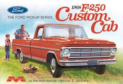 Moebius Models 2564 1:25 1968 F0rd F-250 Custom Cab Pickup Plastic Model Kit