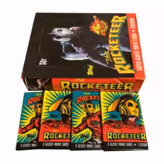 Topps The Rocketeer Movie Cards Box Full Box 36 Packs Super Glossy Movie Cards