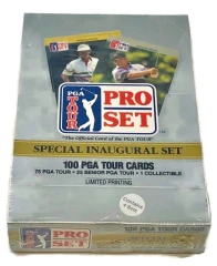 1990 Pro Set PGA Tour Golf Special Inaugural Box