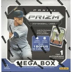 2021 Panini Prizm Baseball MLB Cards Mega Box
