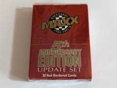 5th Anniversary Edition Maxx Race Cards Red Bordered New in Package