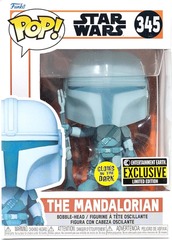 POP Mandalorian Hologram (Star Wars) Funko Glow in The Dark Exclusive