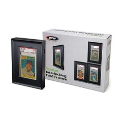 BCW Black Interlocking Graded Card Frame