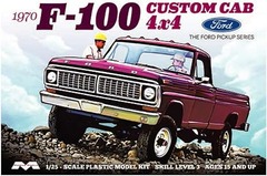 1970 F-100 Custom Cab 4x4 1:25 Scale Model Kit