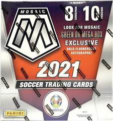 2021 Panini Mosaic UEFA Euro Soccer Mega Box
