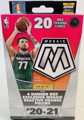 2020-21 Panini Mosaic NBA Basketball Hanger Box Multicolor
