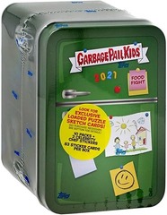2021 Topps Garbage Pail Kids Series 1 Food Fight! Collectible GREEN Tin (10 pks/tin)