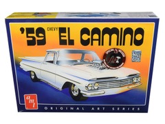 AMT Skill 2 Model Kit 1959 Chevrolet El Camino Kit with Original Art Series 1 by 25 Scale Model