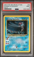 2001 POKEMON NEO REVELATION 65 SHINING GYARADOS-HOLO PSA 9