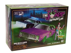 MPC Batman The Joker Getaway Car 1978 Dodge Monaco 1:25 Scale Model Kit w/Joker Figure (MPC890)