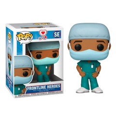Funko Pop! Heroes: Front Line Worker- Male Hospital Worker #2, Multicolor