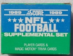 1989 Score NFL Football Supplemental Set