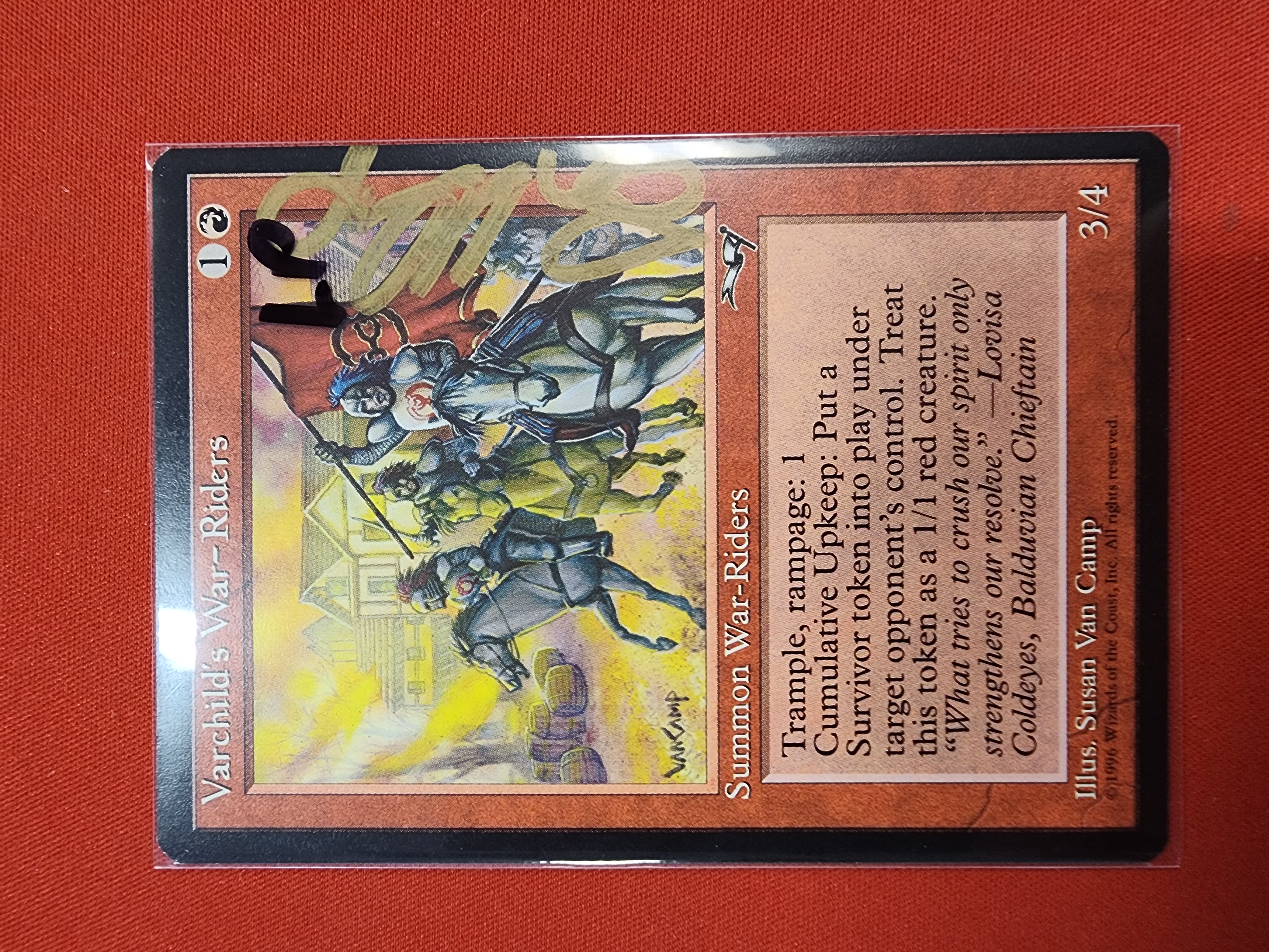AUTOGRAPHED Varchilds War-Riders