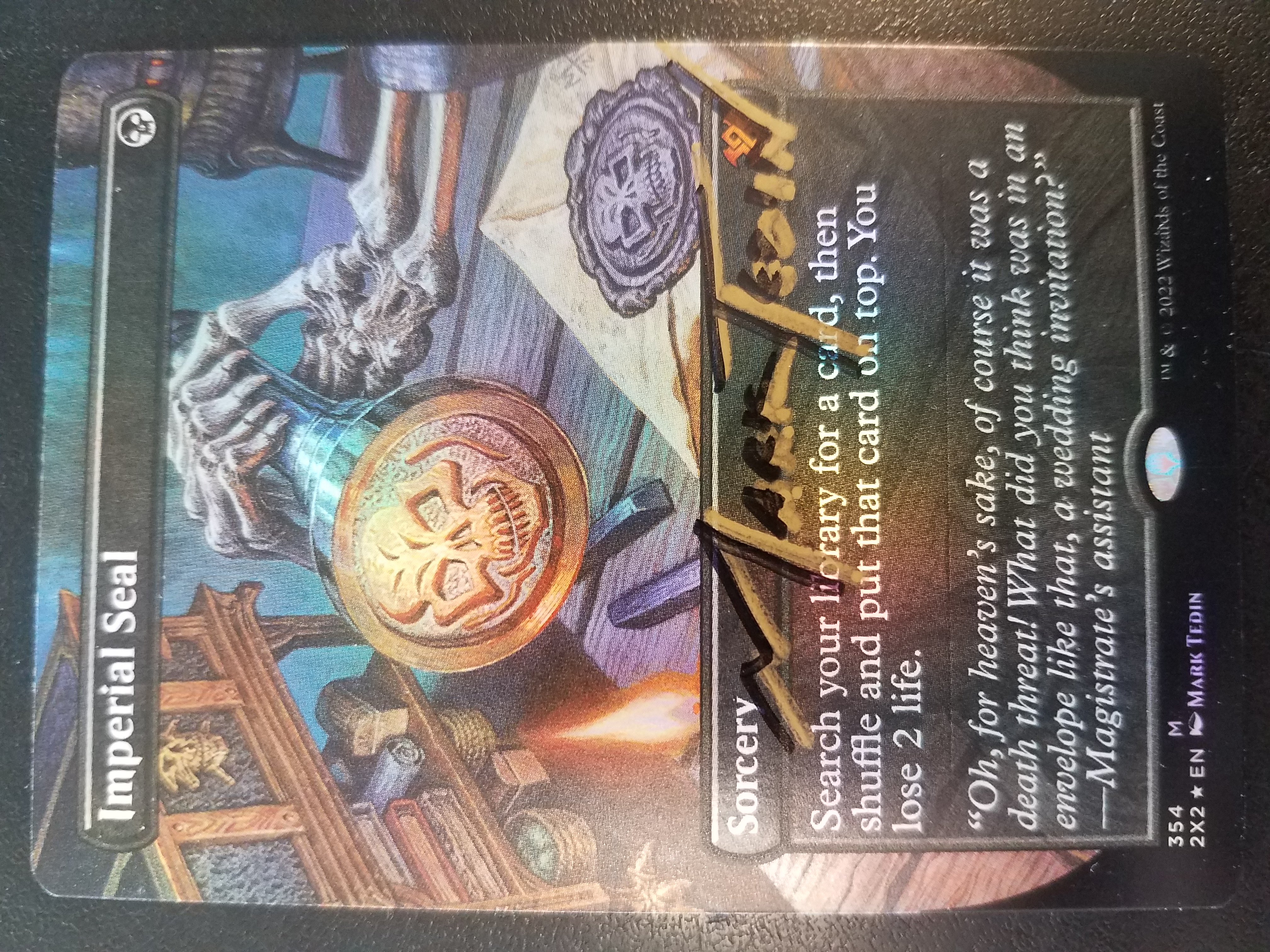 AUTOGRAPHED Imperial Seal 2022