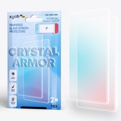 Nintendo Switch OLED 2 Pack Tempered Glass Screen Protector
