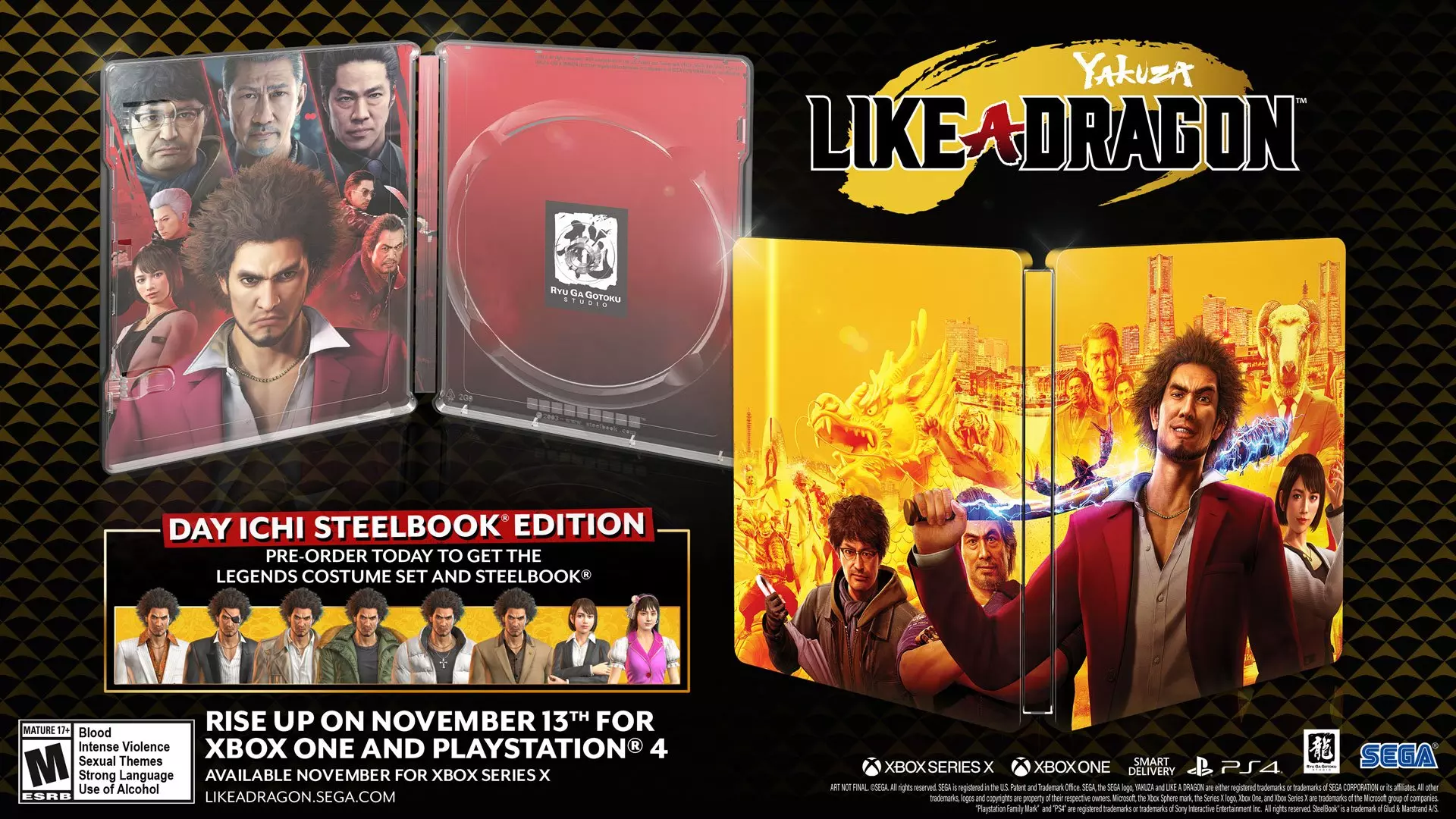 Yakuza: Like A Dragon Day Ichi Steelbook Edition