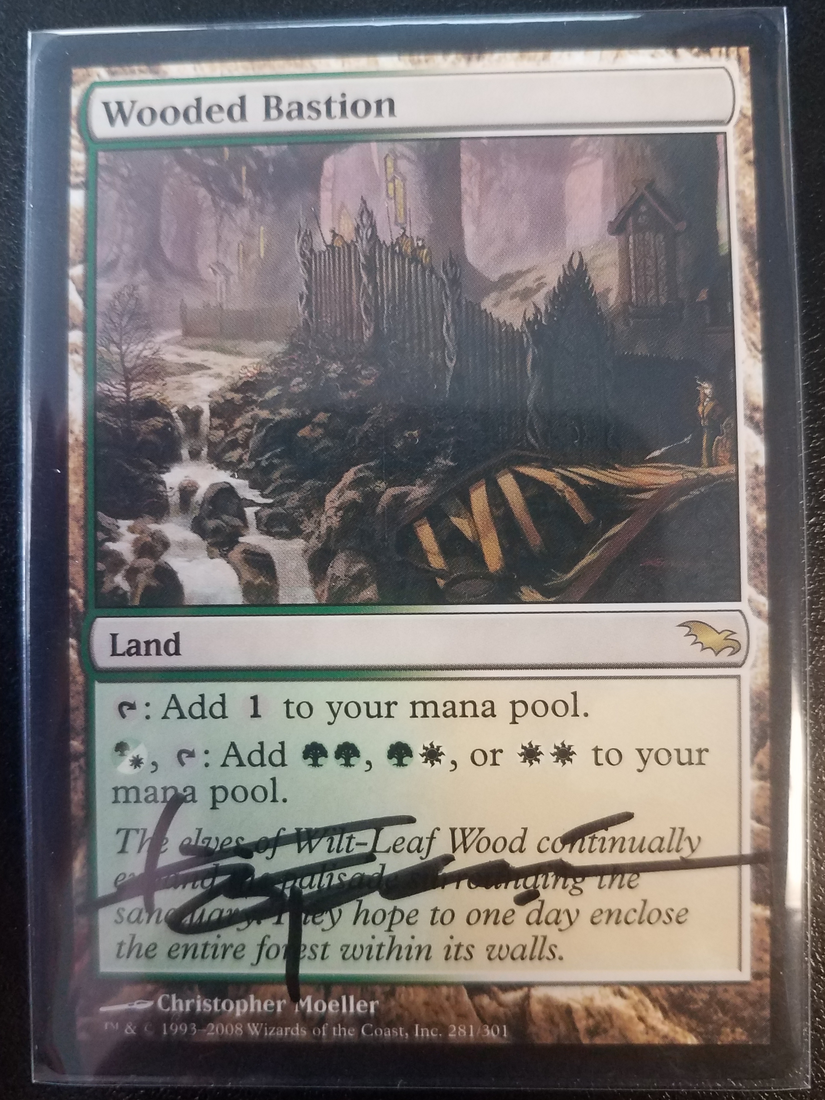 AUTOGRAPHED Wooded Bastion