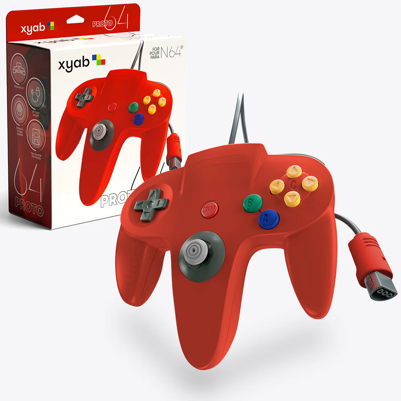 Proto64 Red Wired Controller