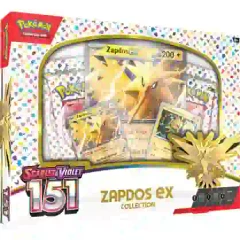 Pokemon Scarlet & Violet 151 Zapdos Ex Collection