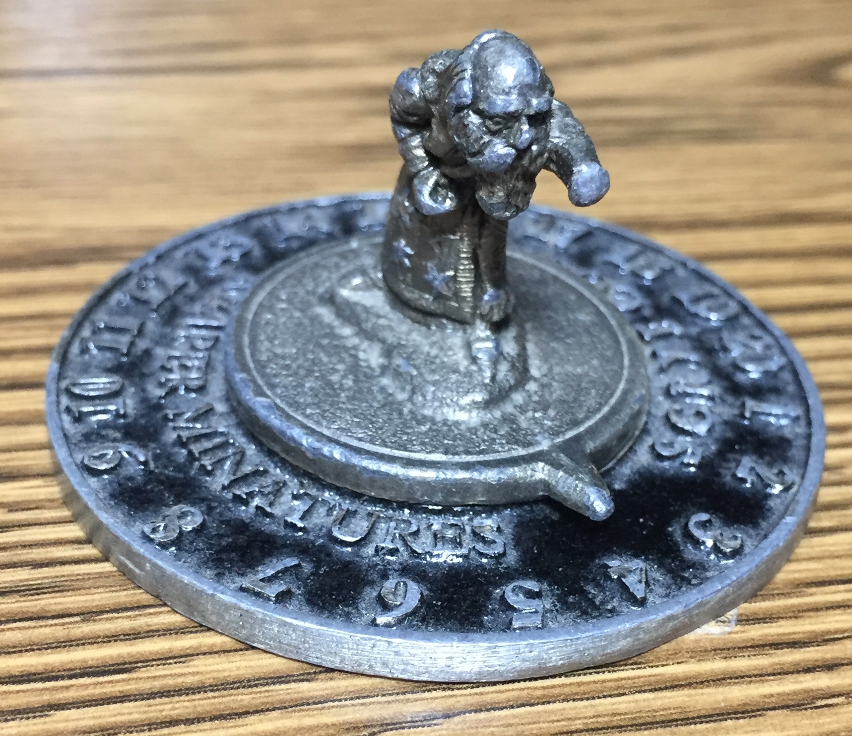 1994 Dwarf (no orb, just nub) - Reaper Scrye Life Counter MTG Magic Pewter Miniatures D&D