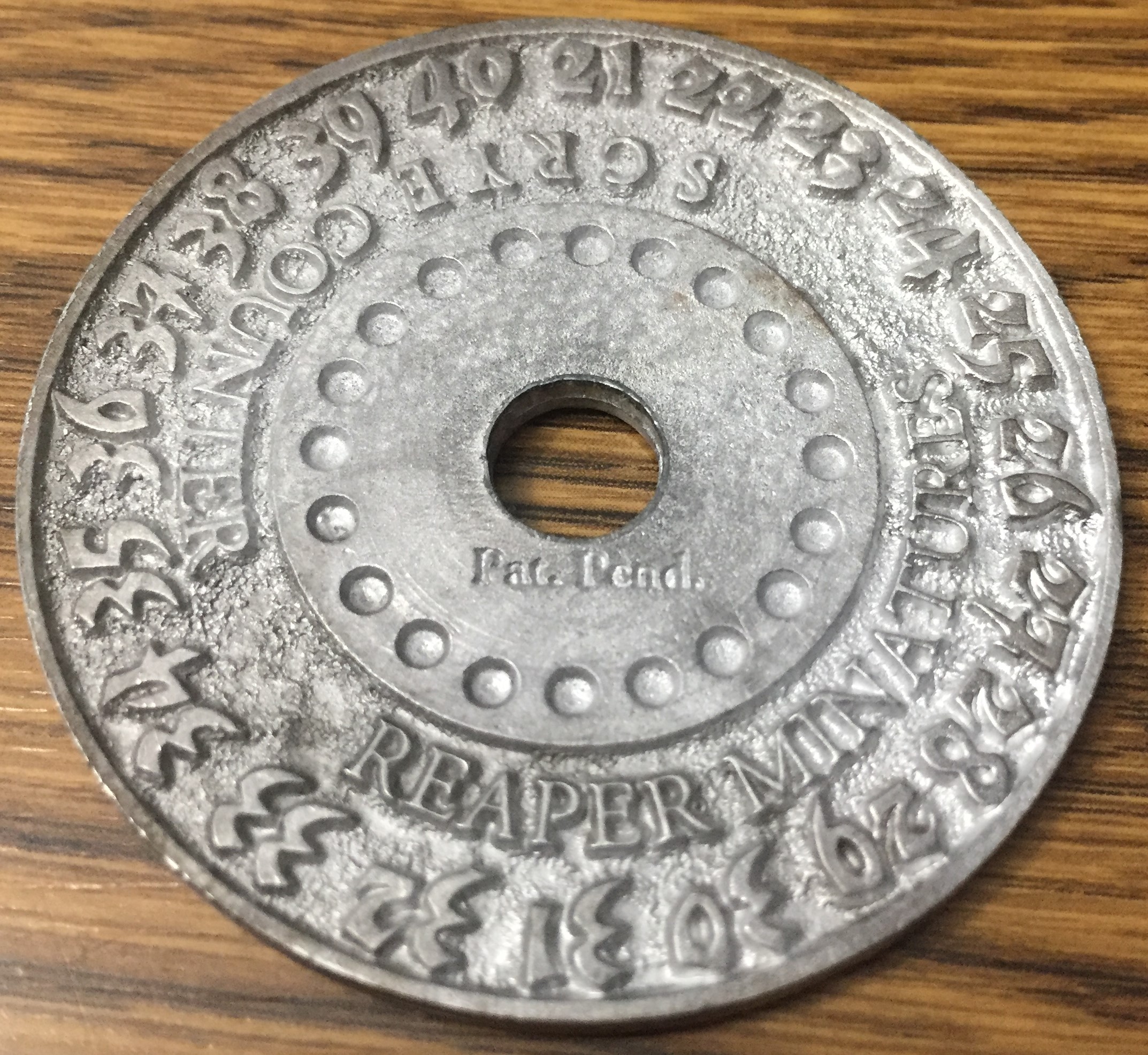1994 Wizard - Unfinished - Reaper Scrye Life Counter MTG Magic Pewter Miniatures D&D