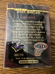 2001 Alex Borteh World Champ Deck (Sealed)